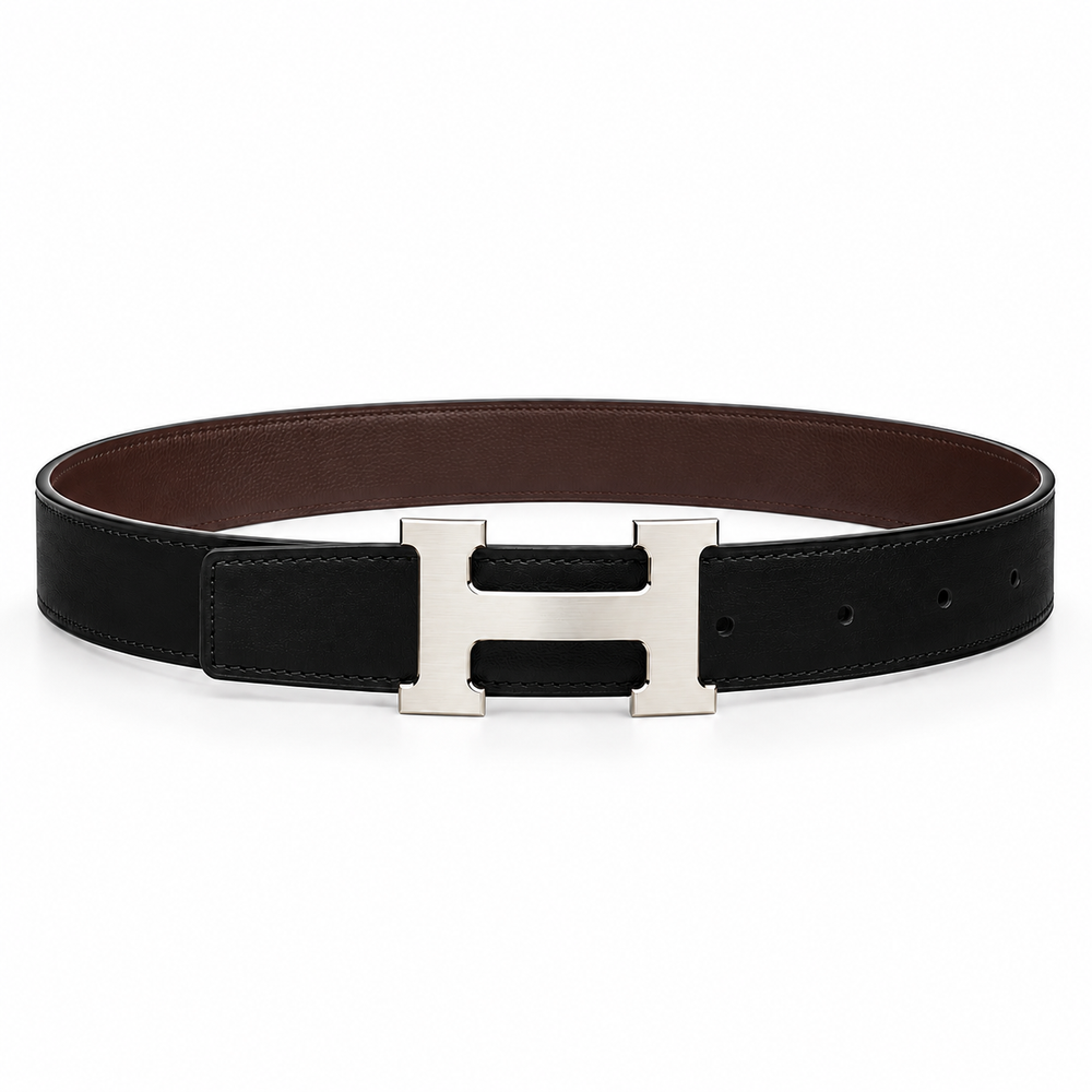Hermès Constance H Reversible Leather Belt