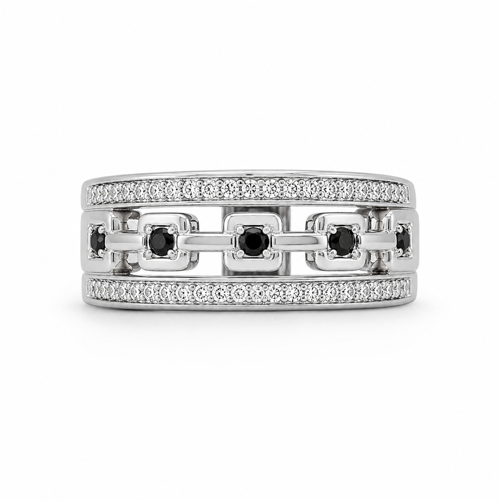 Vintage Black Diamond Ring