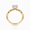 Versailles Diamond Engagement Ring in Yellow Gold