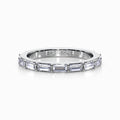 Eternity Baguette Diamond Wedding Ring In Platinum