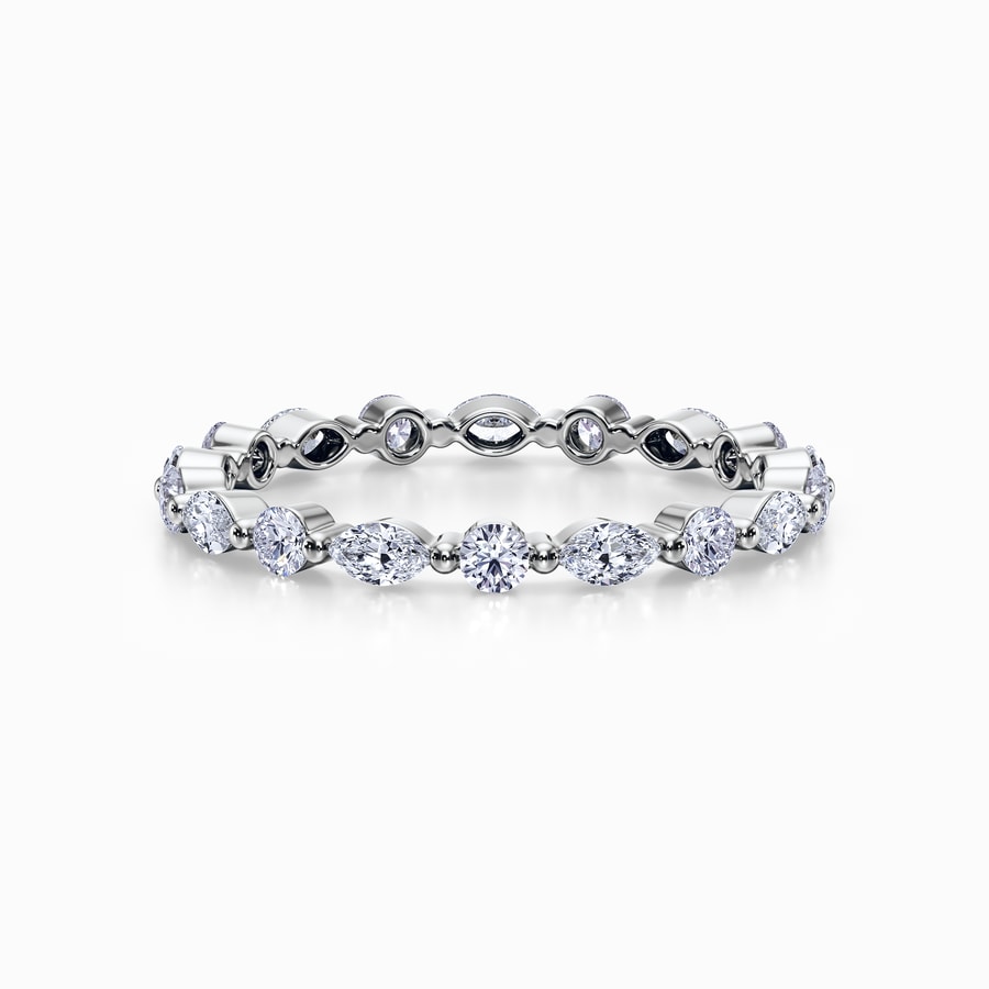 Versailles Eternity Diamond Wedding Ring in White Gold