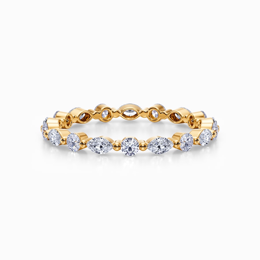 Versailles Eternity Diamond Wedding Ring in Yellow Gold