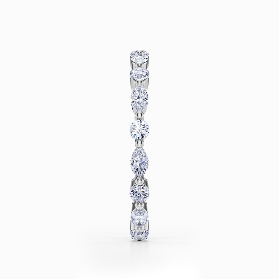 Versailles Eternity Diamond Wedding Ring in Platinum