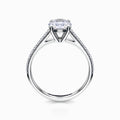 Royal Diamond Engagement Ring in White Gold
