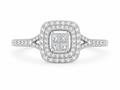 Diamond Double Halo Ring