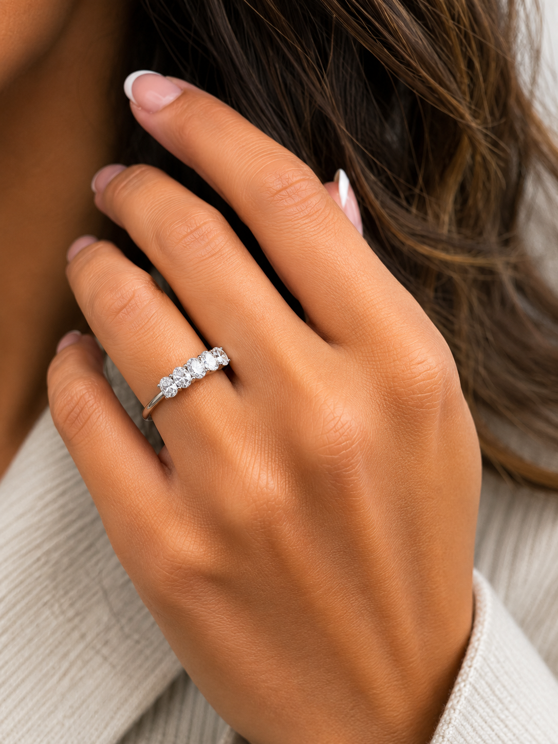 Oval Diamond Ring