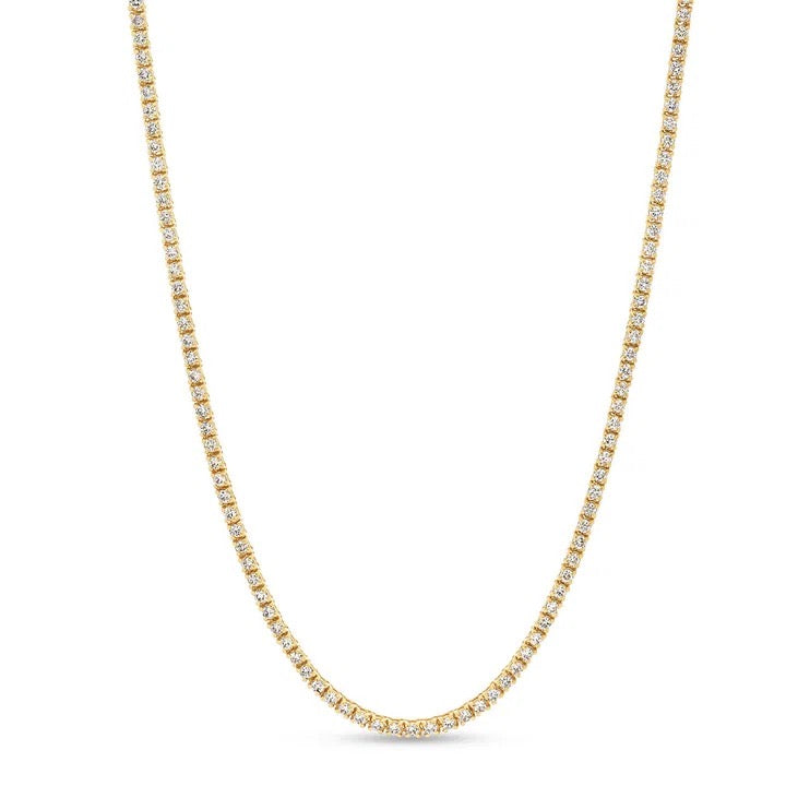 Classic Lab Grown Diamond Tennis Necklace