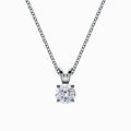 1/2 Carat Lab Diamond Pendant in White Gold