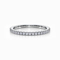 Petite Pave Eternity Ring in Platinum (0.52 Carat)