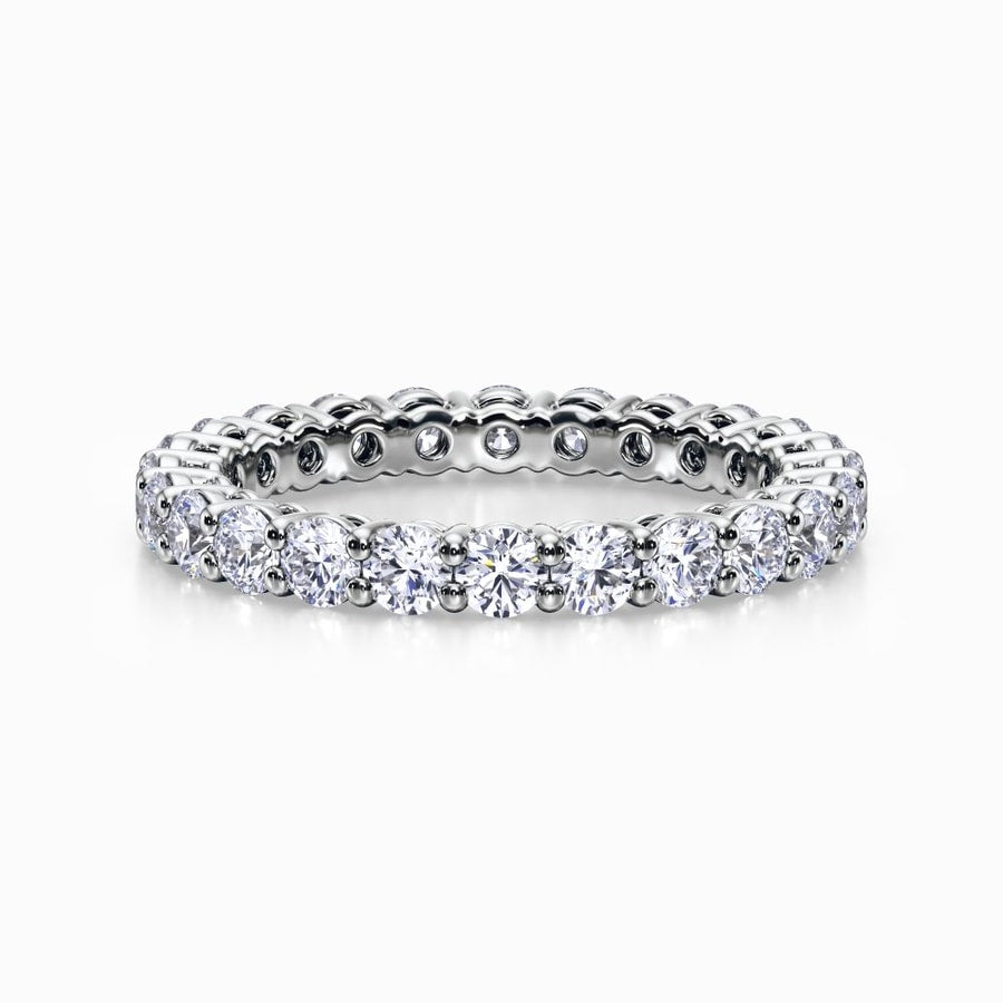 Open Gallery Diamond Eternity Ring in Platinum (1.98 Carat)