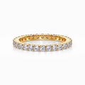 Classic Prong Set Diamond Eternity Ring In Yellow Gold (0.98 Carat)