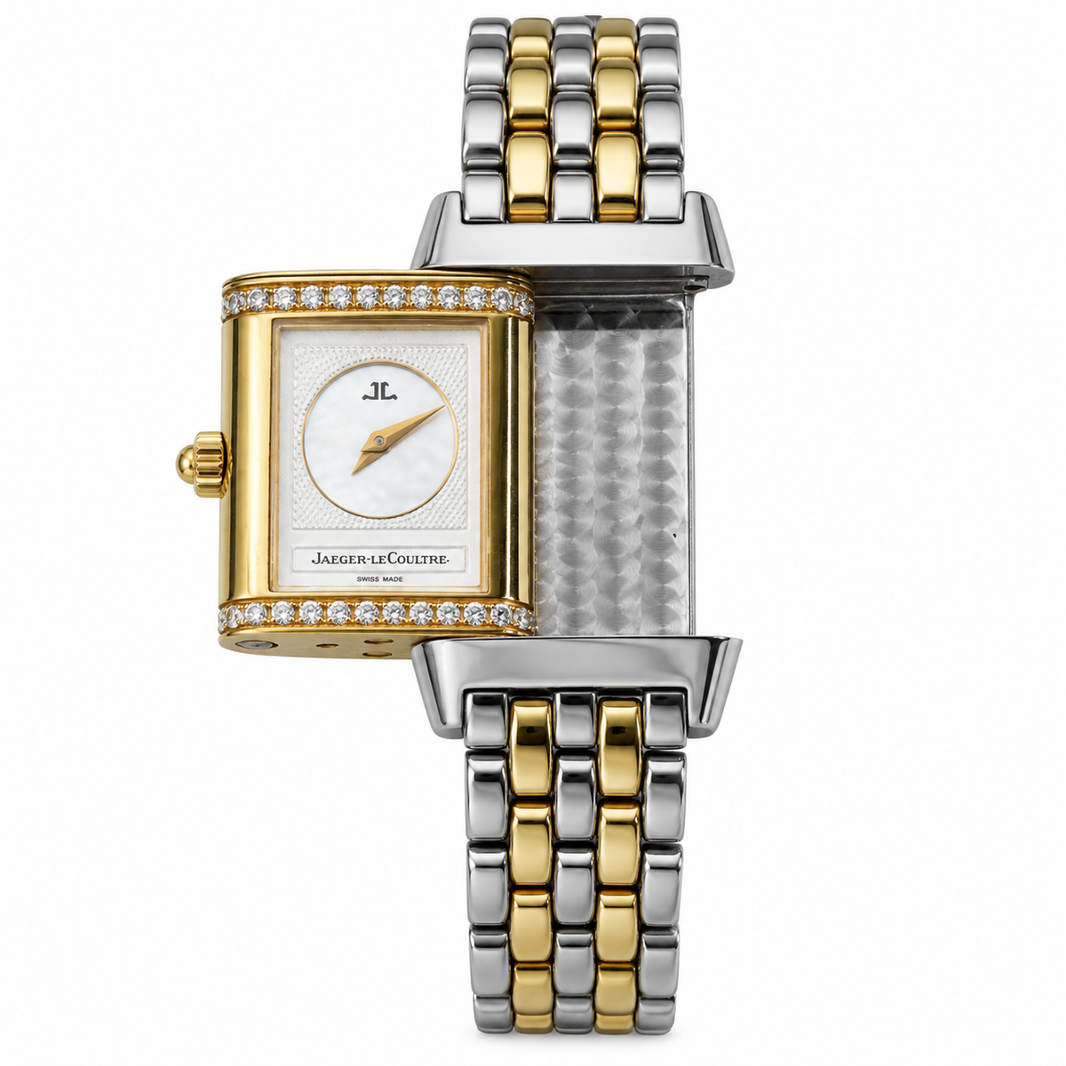 Jaeger-LeCoultre Reverso Duetto Two-Tone Diamond Bezel 266.552.443