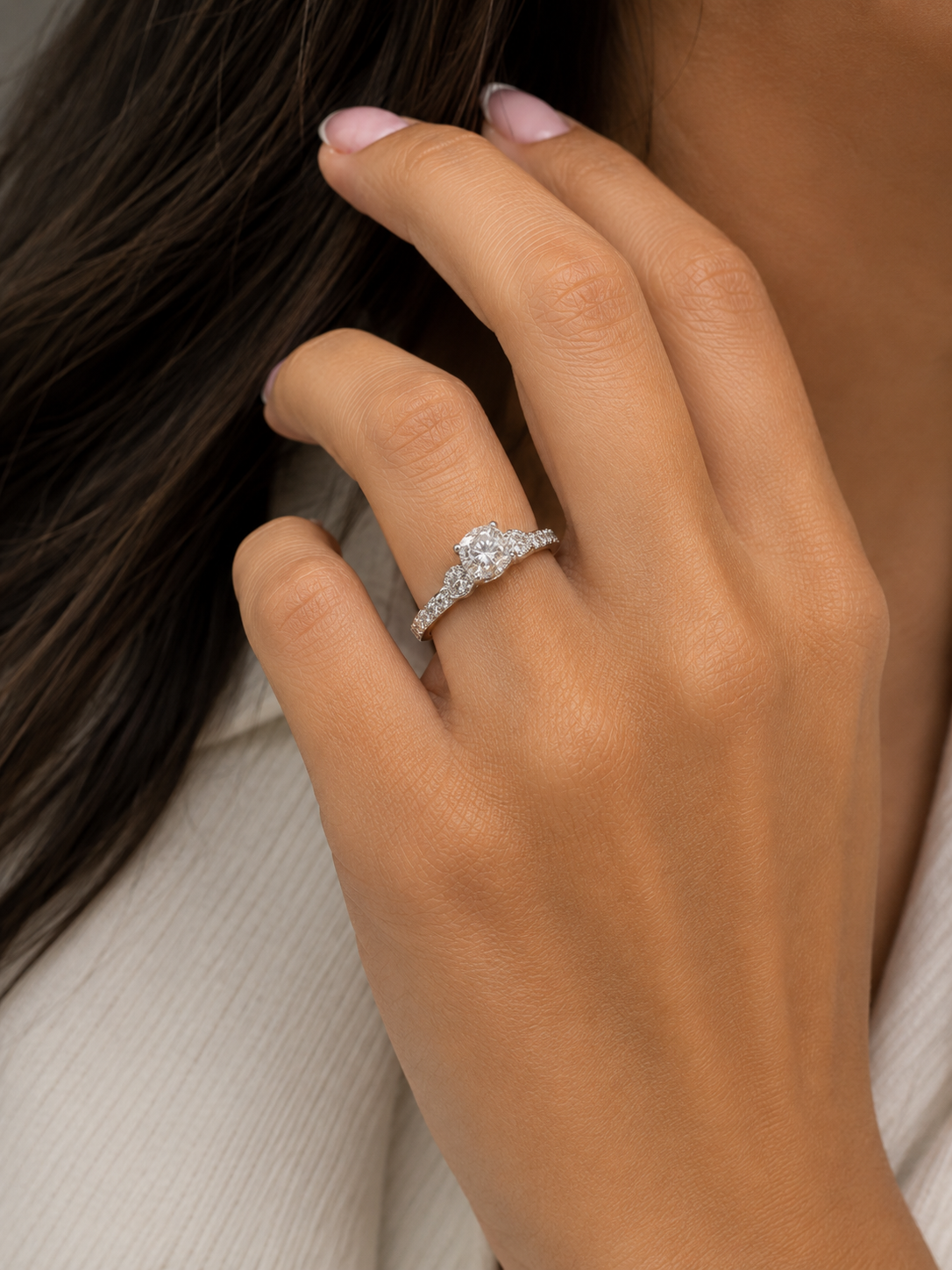 Diamond Three-Stone Ring