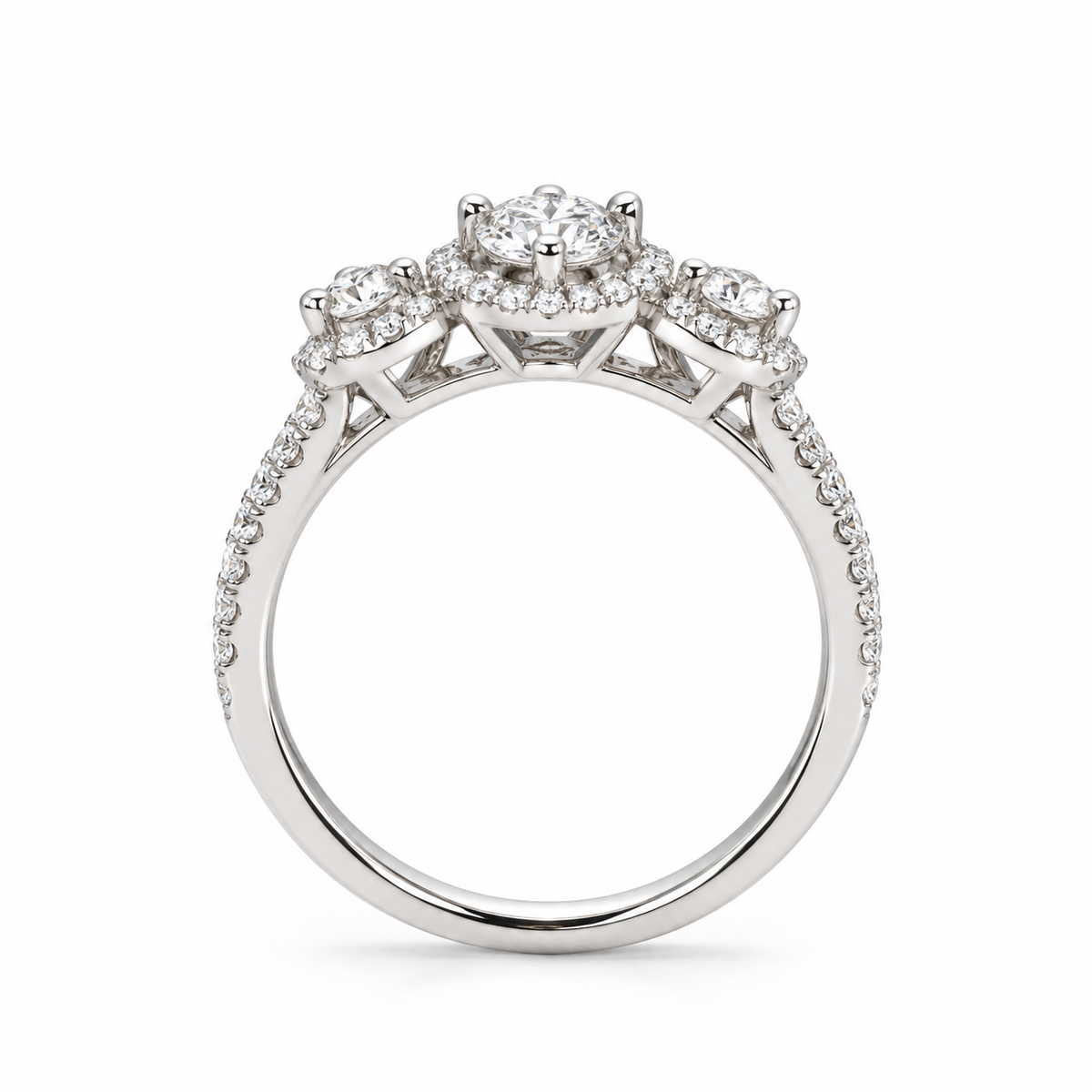 Natural Diamond Cluster Ring – 1.62 ctw