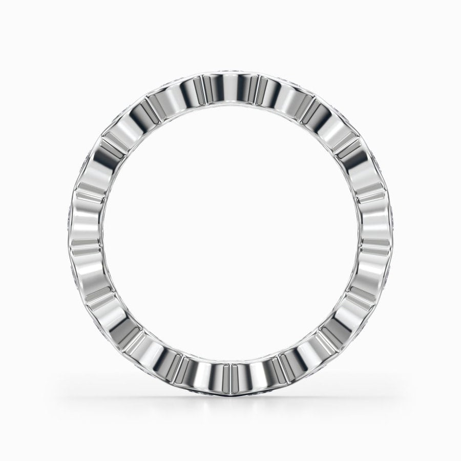 Bezel Set Diamond Eternity Ring in Platinum (1.98 Carat)