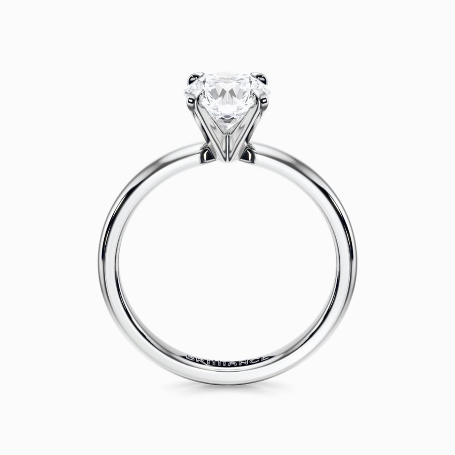 Classic Solitaire Engagement Ring in White Gold