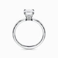 Classic Solitaire Engagement Ring in White Gold