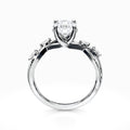 Florida Ivy Diamond Engagement Ring in White Gold