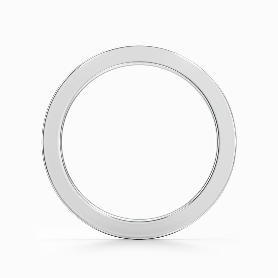 Pave Diamond Eternity Ring in Platinum (0.73 Carat)