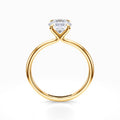 Blooming Solitaire Engagement Ring in Yellow Gold