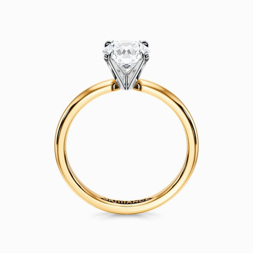 Classic Solitaire Engagement Ring in Yellow Gold