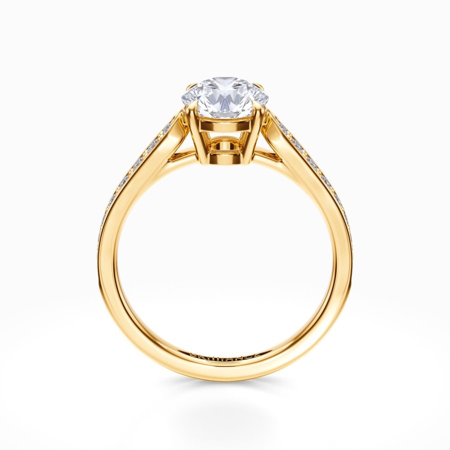 Ophelia Diamond Engagement Ring in Yellow Gold