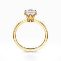 Royal Six-Prong Engagement Ring in Yellow Gold