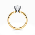 Six-Prong Solitaire Engagement Ring in Yellow Gold