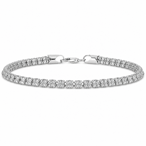 14K Diamond-Cut Gold Bracelet