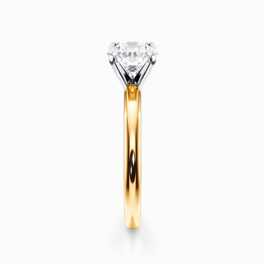 Classic Solitaire Engagement Ring in Yellow Gold