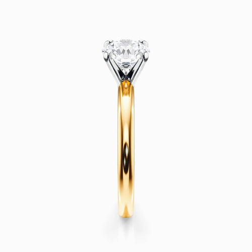 Classic Solitaire Engagement Ring in Yellow Gold