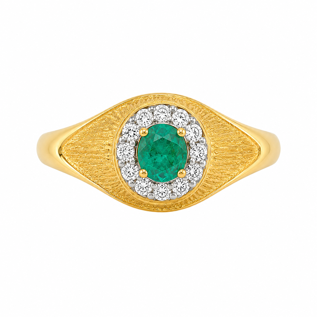 Vintage Emerald & Diamond Ring