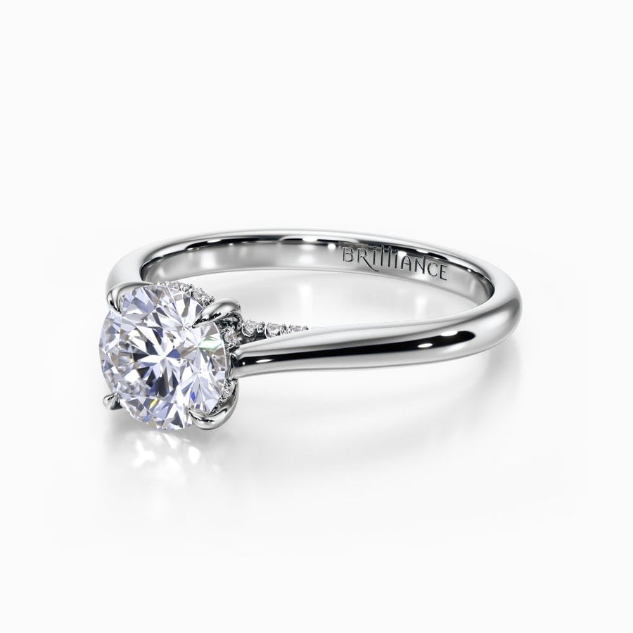 Maya Diamond Engagement Ring in White Gold