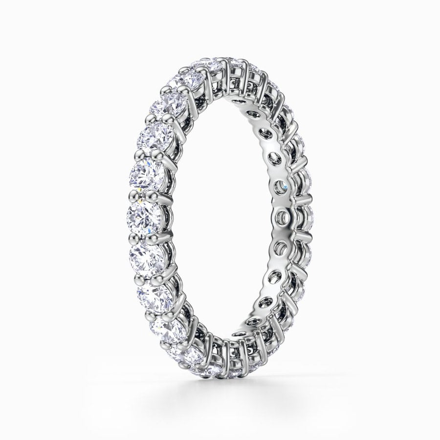 Open Gallery Diamond Eternity Ring in Platinum (1.98 Carat)