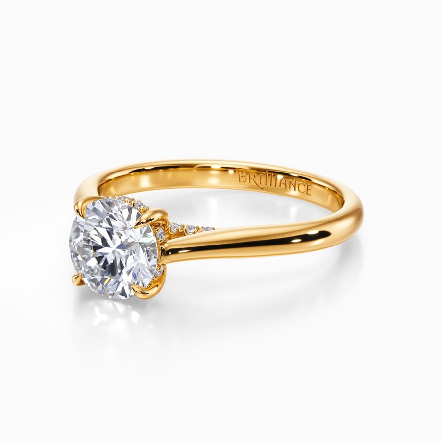 Maya Diamond Engagement Ring in Yellow Gold