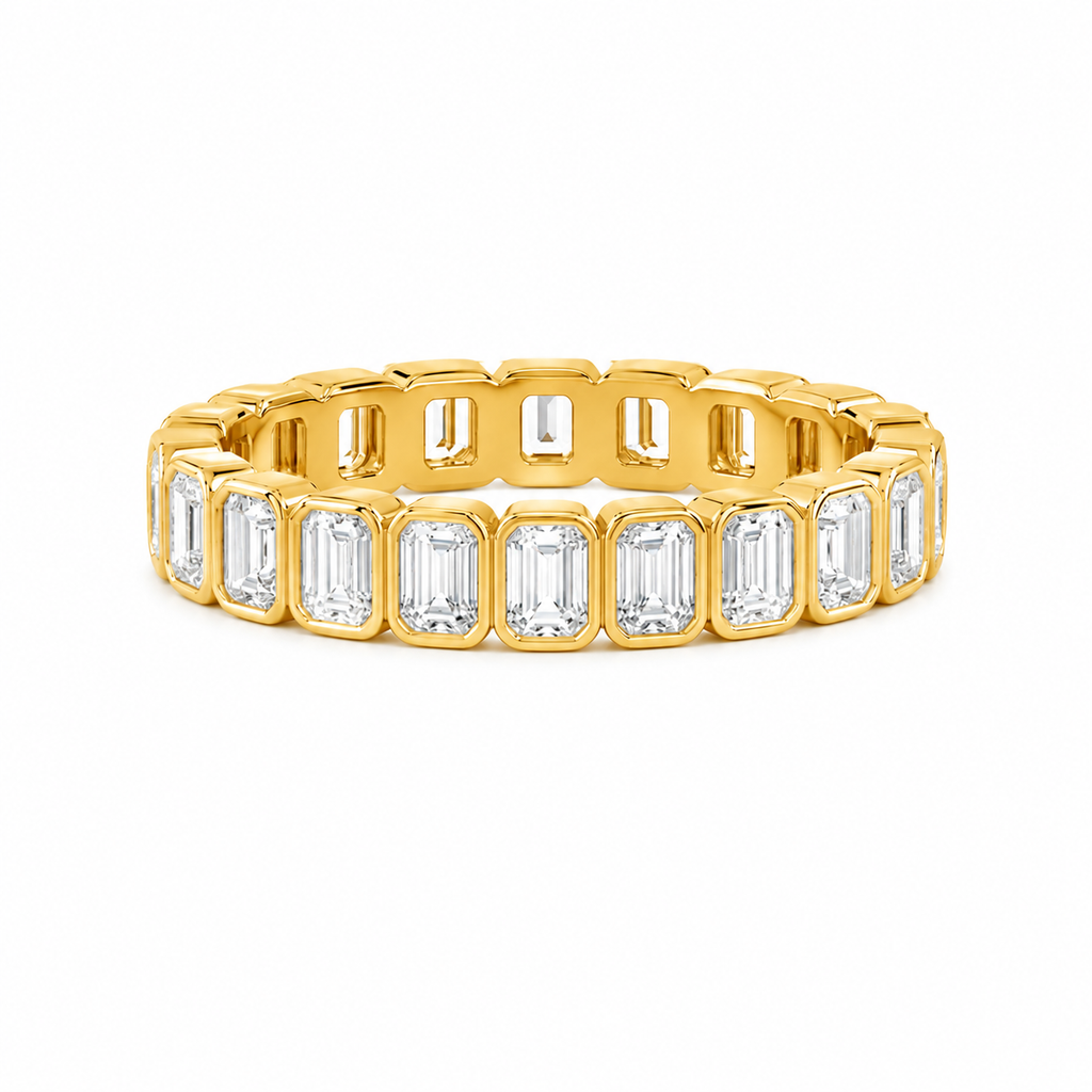 Emerald Cut Diamond Eternity Ring