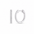 Diamond Huggie Earrings