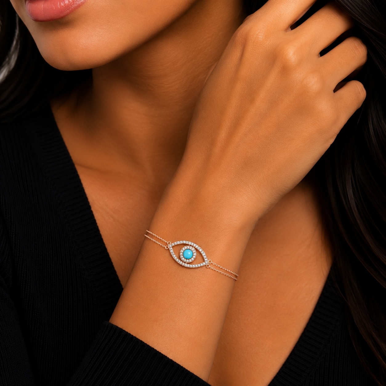 Evil Eye Diamond Bracelet