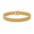 14K Gold Bismark Link Bracelet