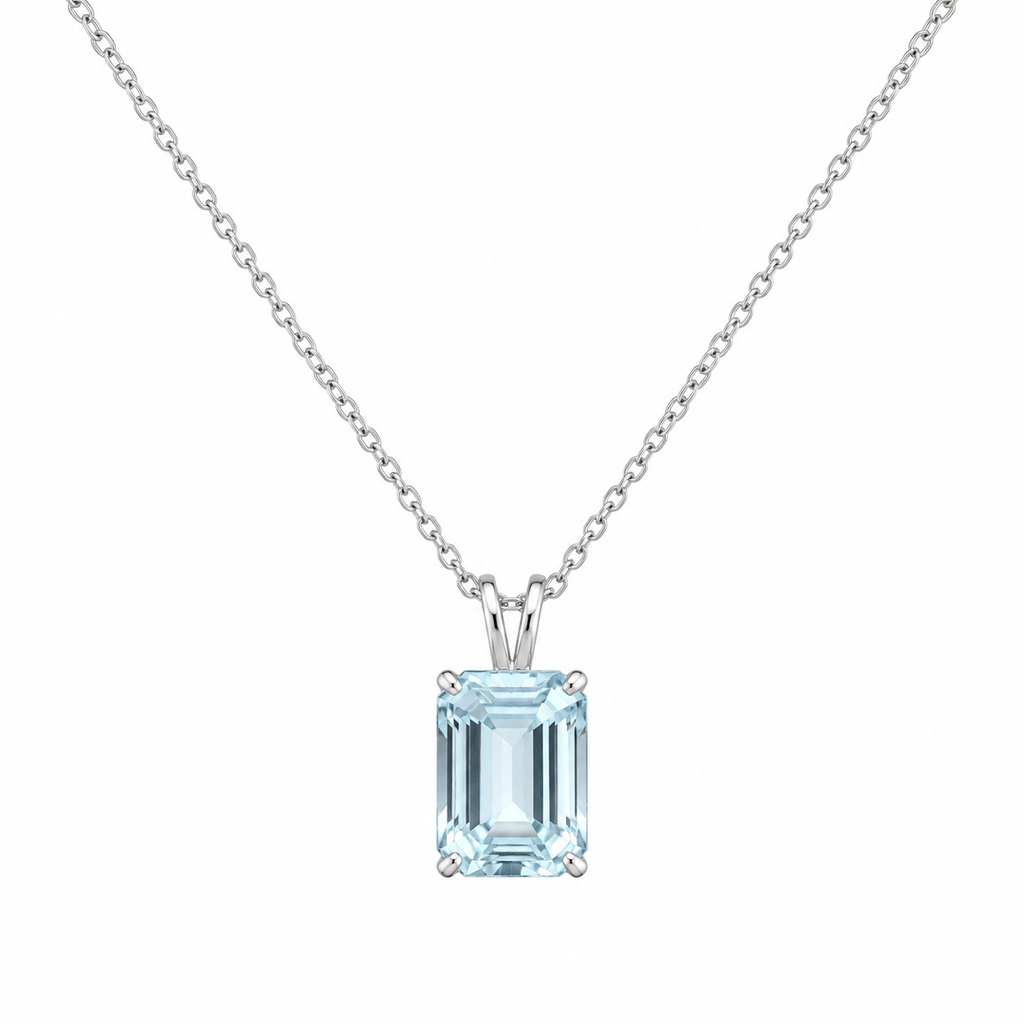 Aquamarine Pendant Necklace