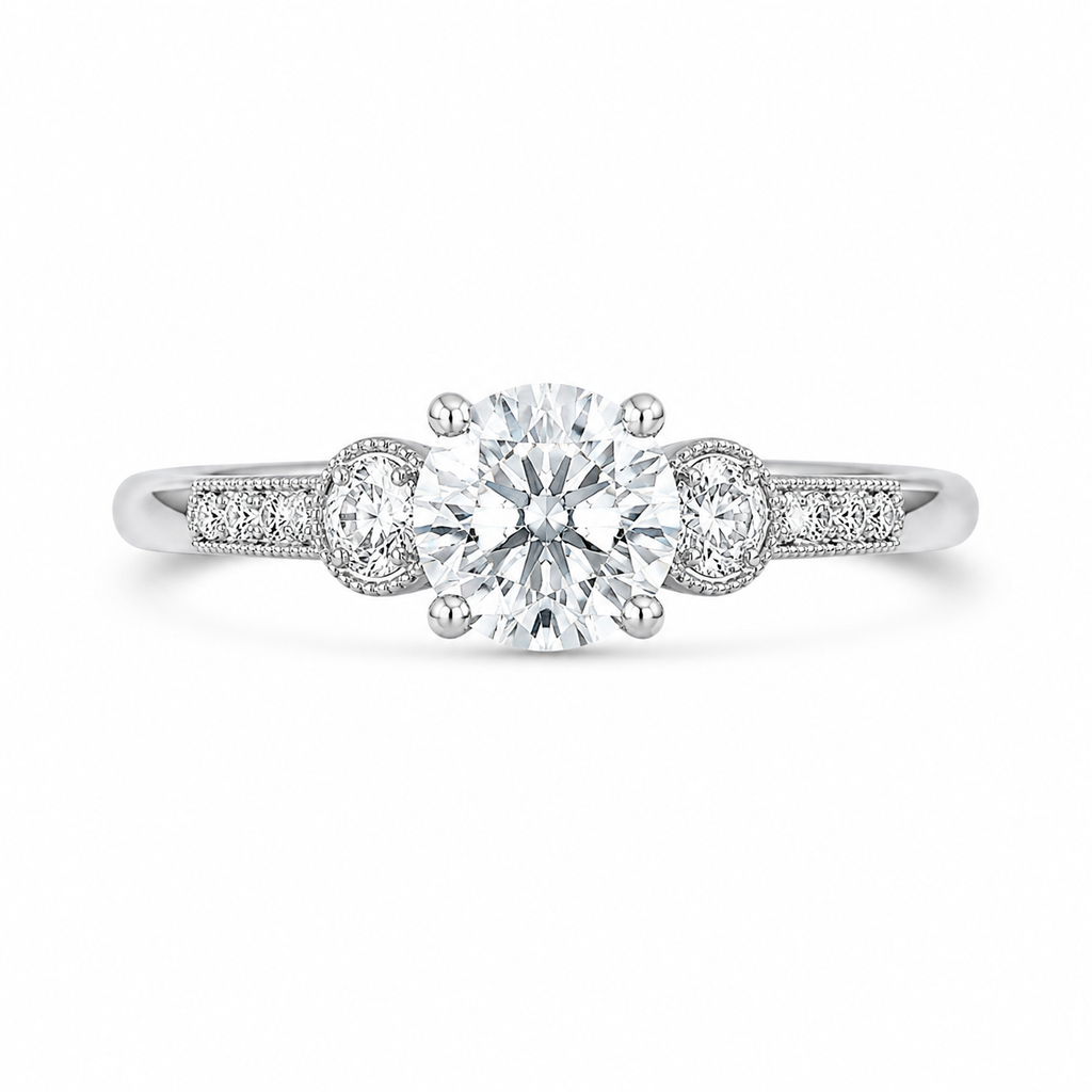 Diamond Three-Stone Ring