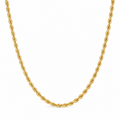 14K Gold Rope Chain Necklace