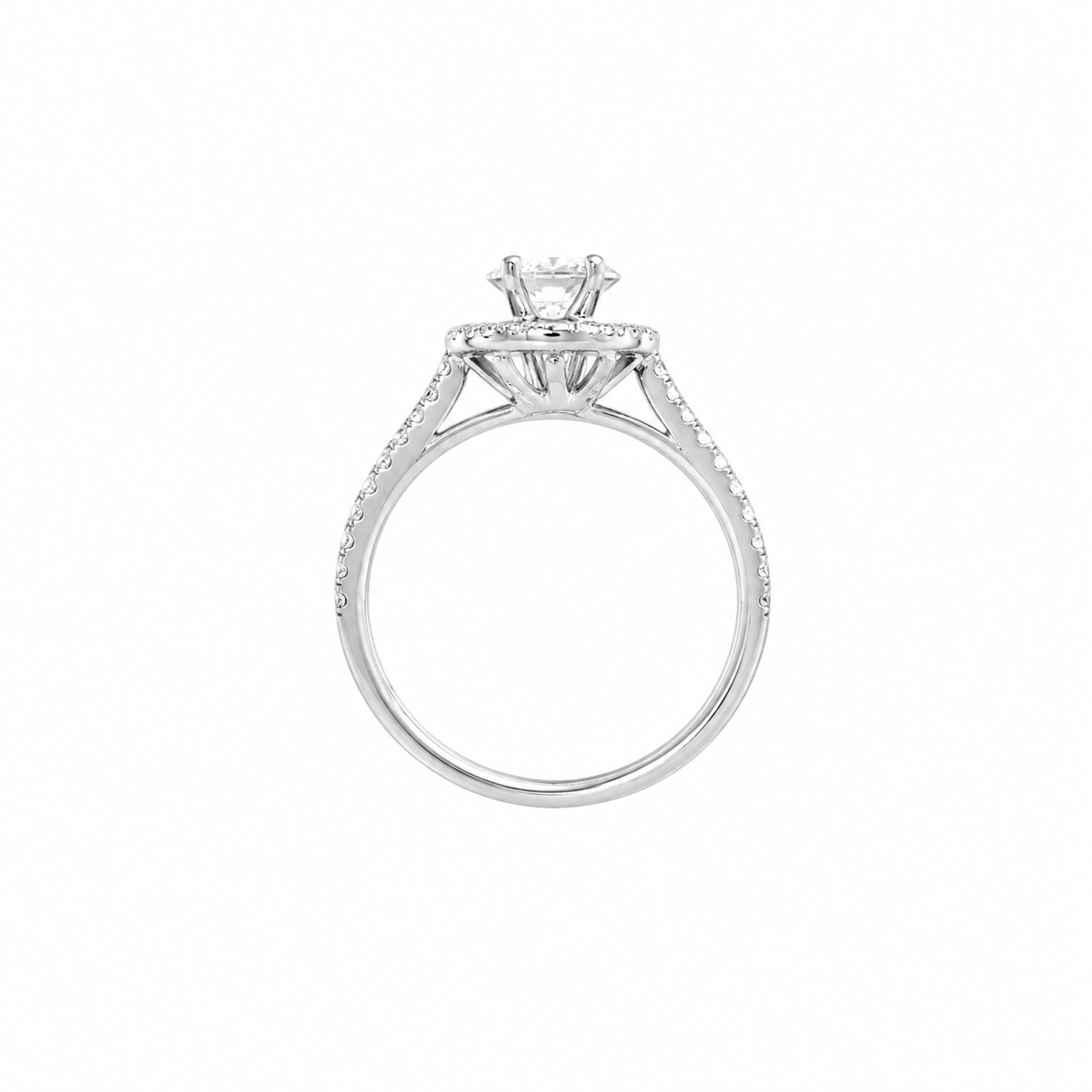 Marquise Diamond Halo Ring