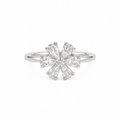 Flower Diamond Ring