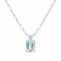 Aquamarine Pendant Necklace