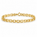 14K Gold Panther Link Bracelet