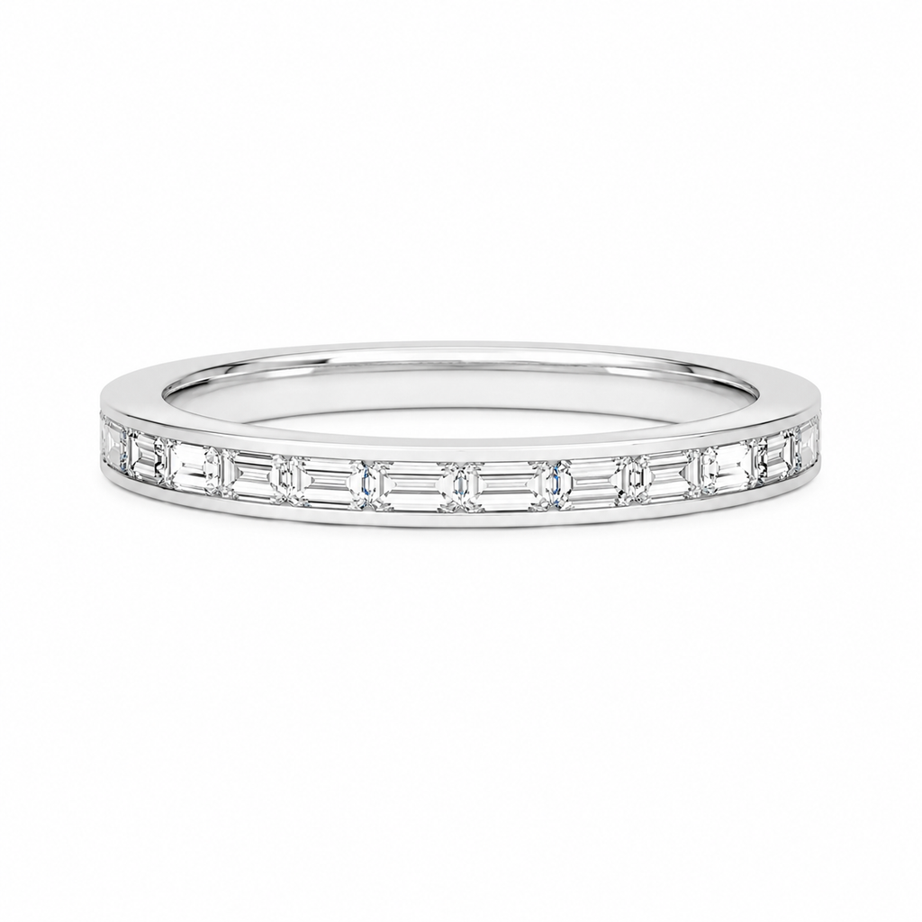 Diamond Channel-Set Band Ring