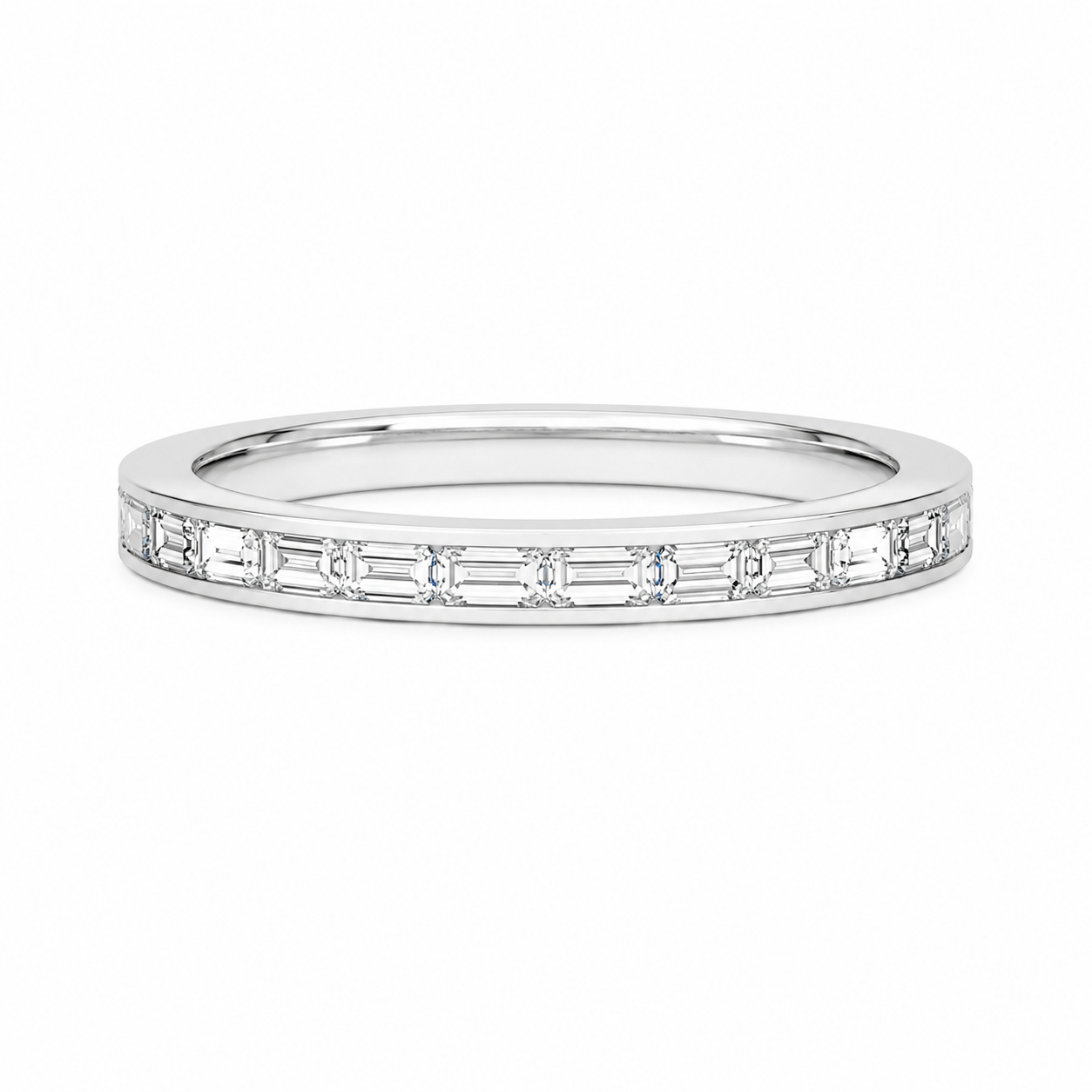 Diamond Channel-Set Band Ring