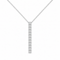Diamond Vertical Bar Necklace