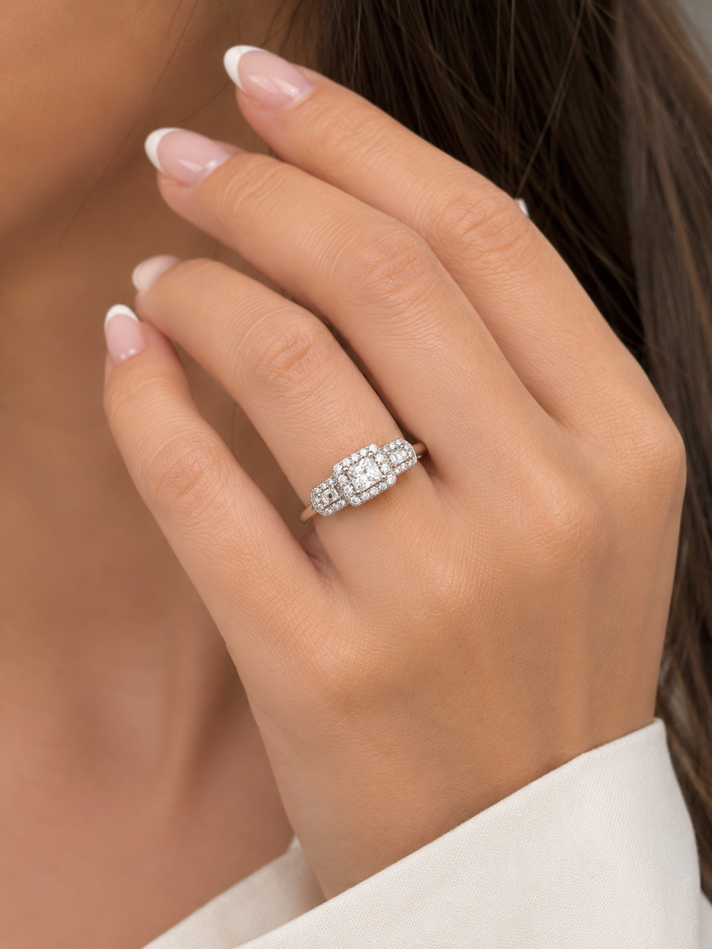 Diamond Halo Ring